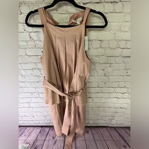 NWT Banana Republic Heritage Collection Dusty Rose Sleeveless Poplin Dress 10